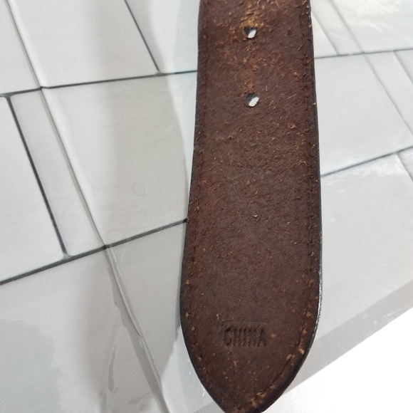 Resistol Brown Woven Belt 32